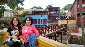 With my mother in Peru last January.